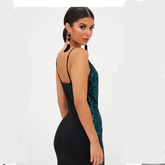 NWT Prettylittlething Sequin Dress - Picture 5 of 16